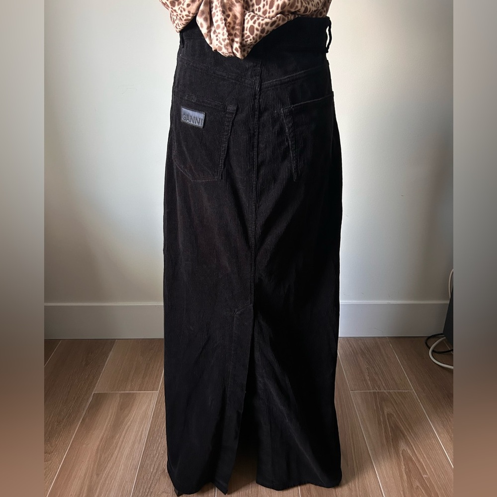 GANNI Black Maxi Skirt - Picture 4 of 7